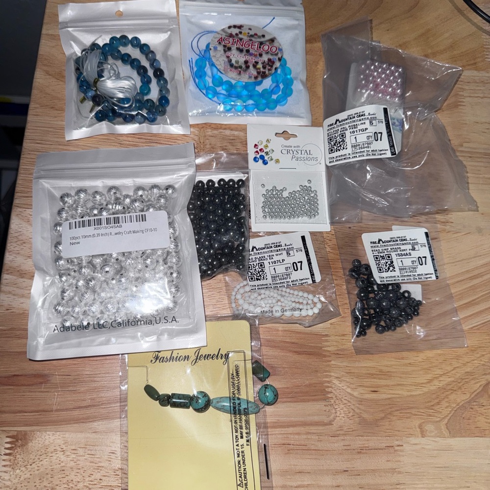 Assorted Beads for making Jewelry
